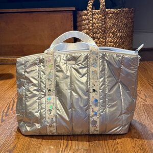 Packed Party NWT Silver Women's Tote Bag